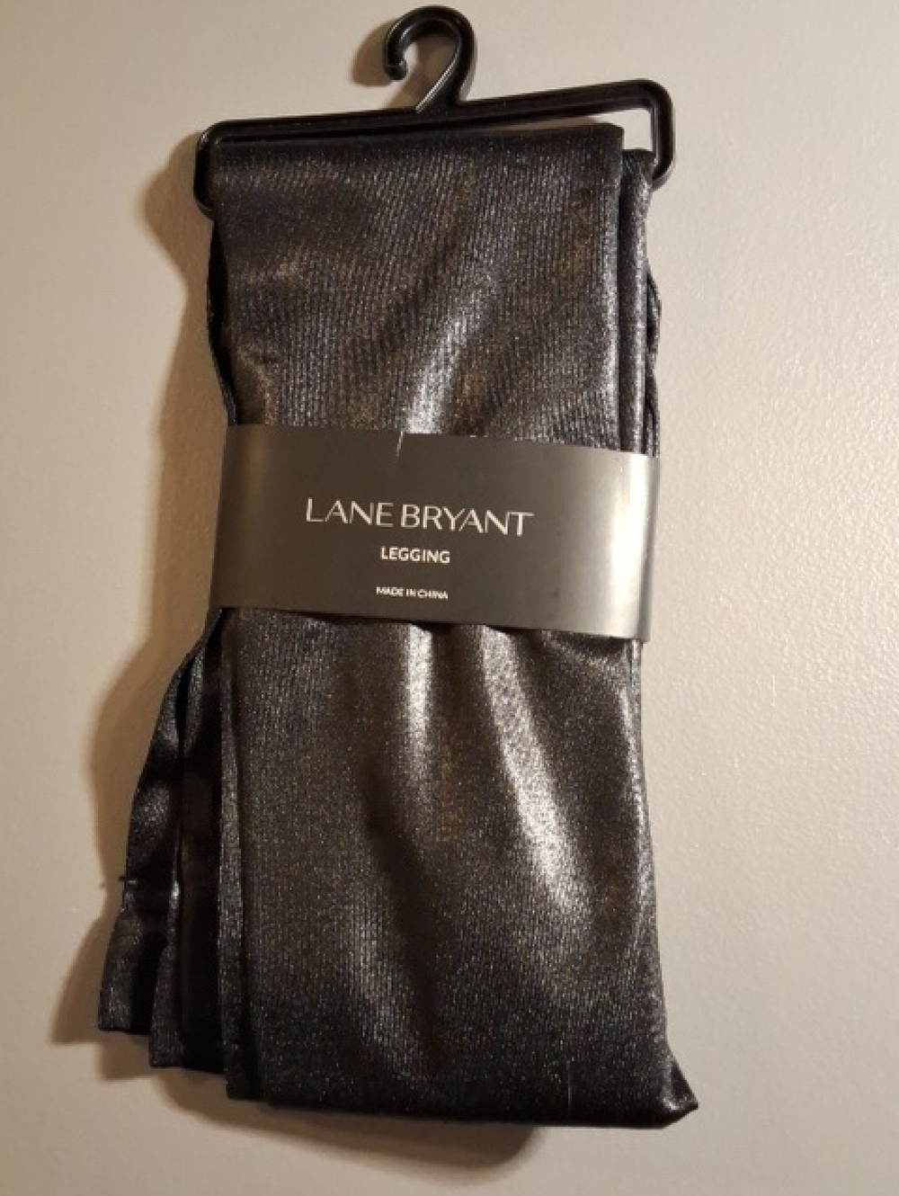 Lane Bryant Black Shimmer Leggings